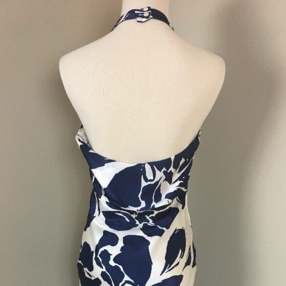 Tommy H Hilfiger 100% Silk Open Back Halter Dress - Picture 2 of 5